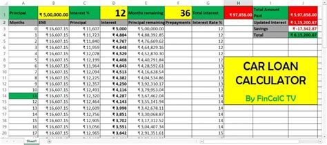 floating interest calculation excel