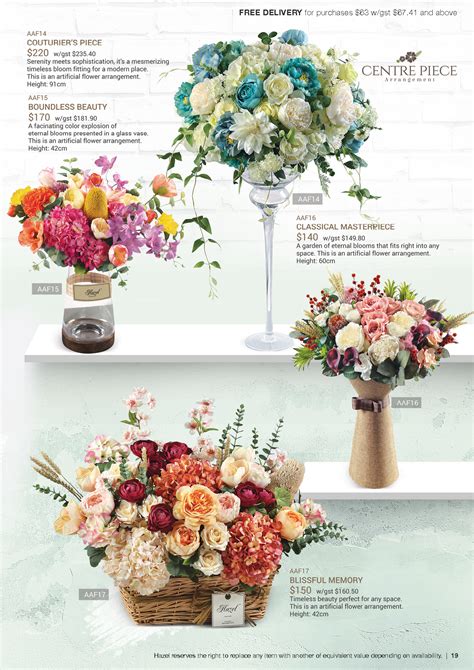 Flower Arrangement Catalog