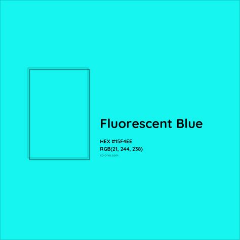 fluorescent blue rgb code