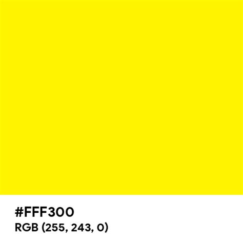 fluorescent yellow hex code