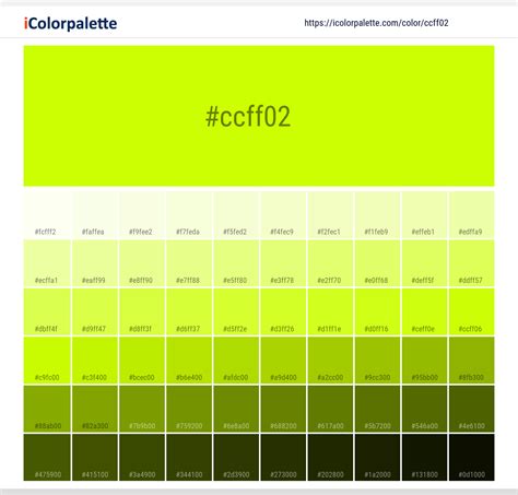 fluorescent yellow rgb code