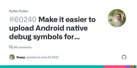 flutter android native debug symbols