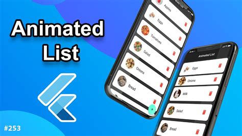 flutter animated list example