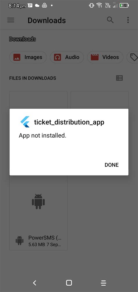 flutter app not installing on android 13