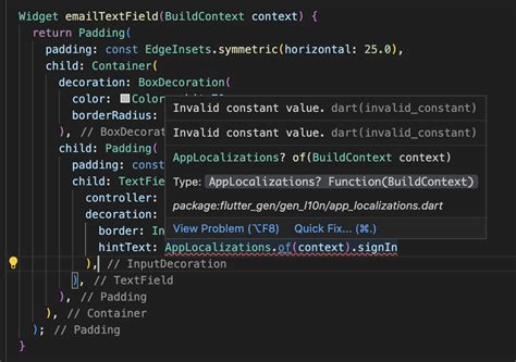 flutter app_localizations not found