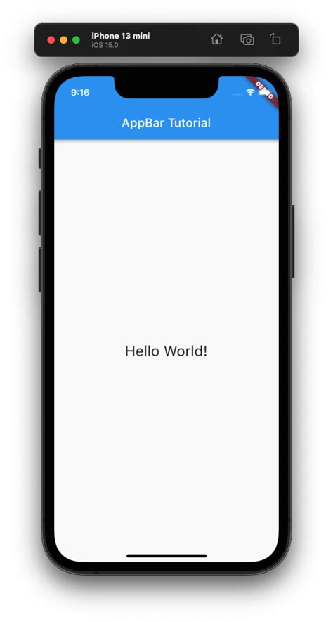 flutter appbar design example