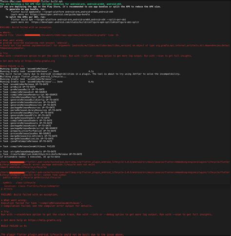 flutter build ios not working