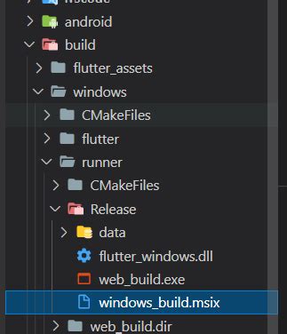 flutter build windows app release