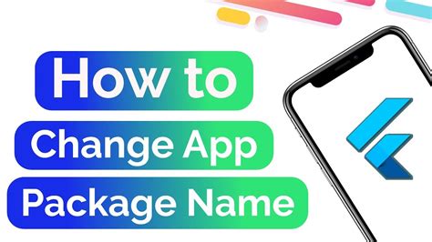 flutter change application id