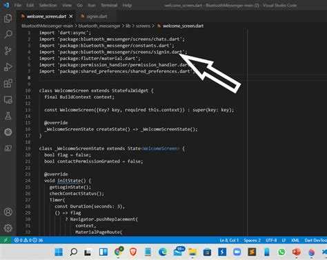 flutter change import package name