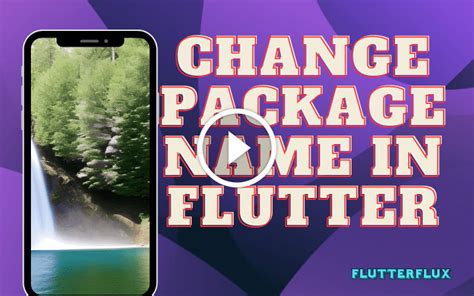 flutter change package name ios