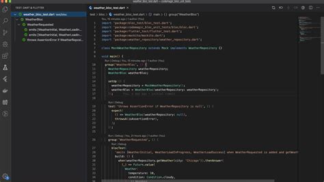 flutter code tester
