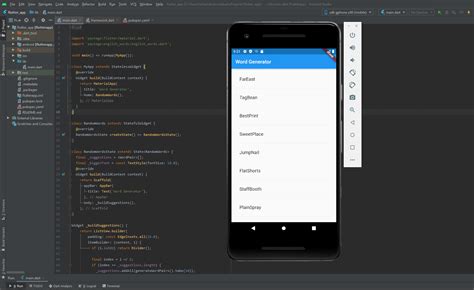 flutter example app android studio