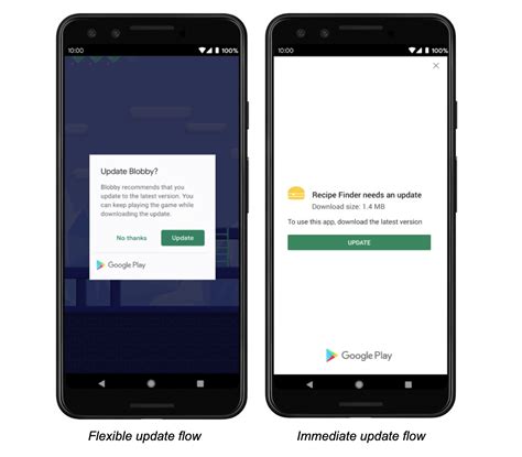 flutter in app update example
