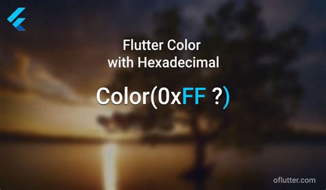 flutter material color from hex