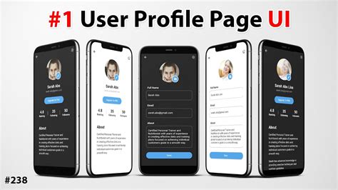 flutter user profile page example