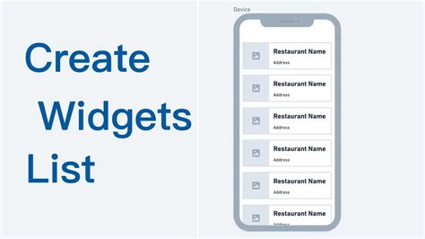 flutter widgets list