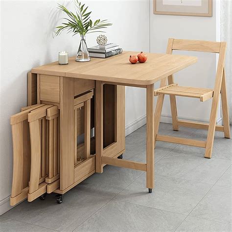 fold away table and chairs for small spaces ikea