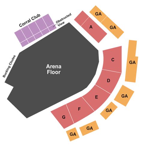 Folsom Pro Rodeo Seating Chart