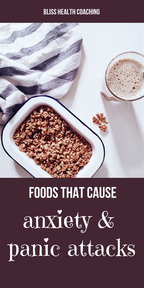 foods to avoid panic attacks