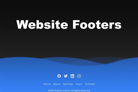 footer example css html