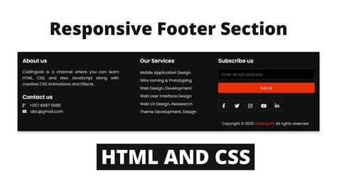 footer source code