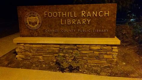 Foothill Ranch Library Catalog