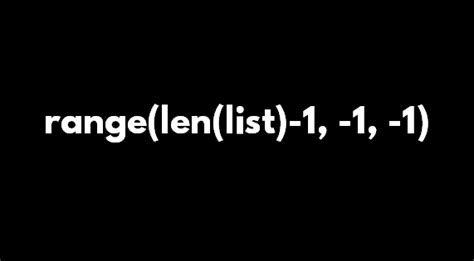 for range len list python