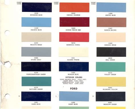 ford bermuda blue paint code