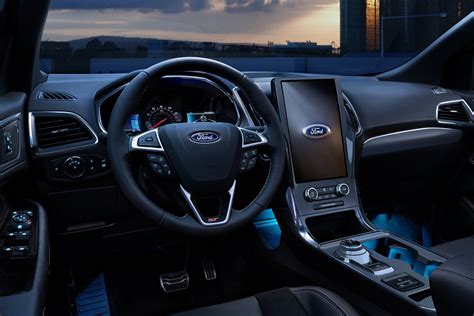 Ford Edge interior with advanced technology features