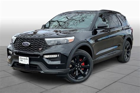 Close-up of the Ford Explorer ST Performance Package suspension components