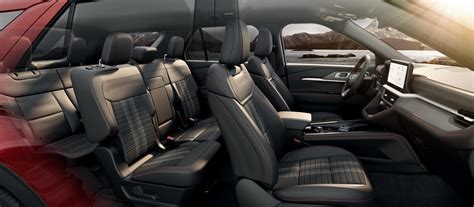 Ford Explorer ST interior with custom accents