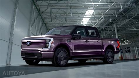 Ford F-150 Lightning prototype powering equipment at a job site