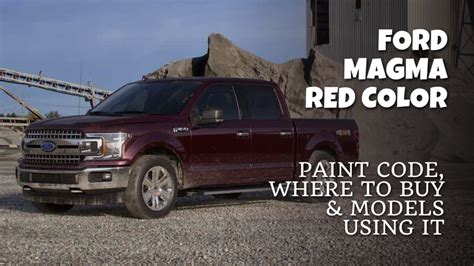 ford magma red color code