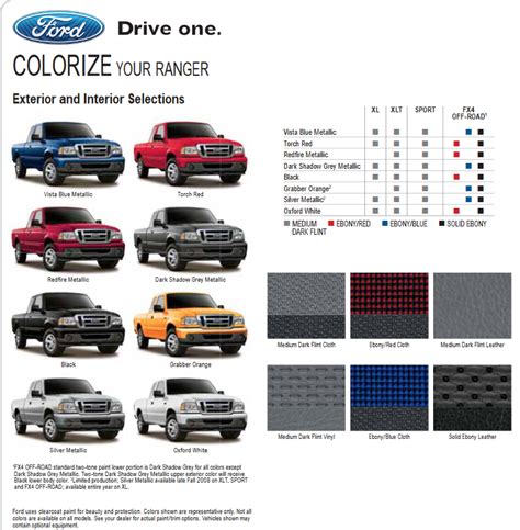 ford ranger silver paint code