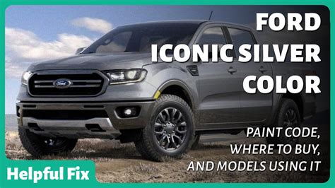ford sparkle silver paint code