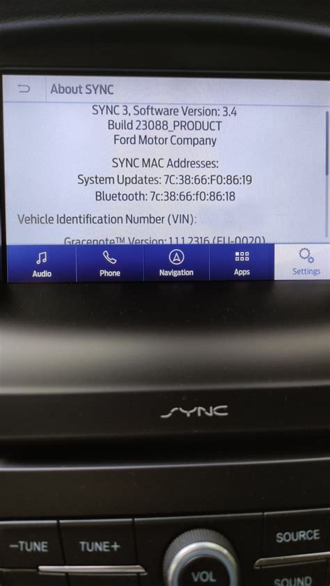 ford sync error code ver_err08