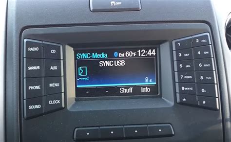ford sync usb not recognized