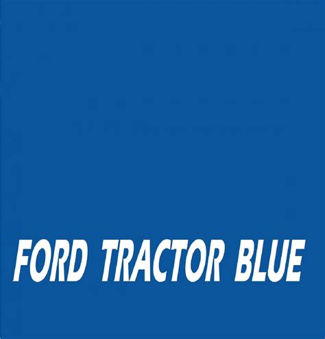 ford tractor blue ral code