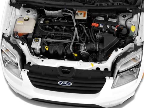 Close-up of a Ford Transit Connect engine component