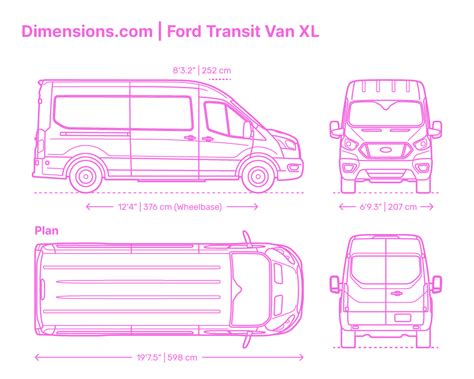 Ford Transit van being converted into a campervan, highlighting interior space