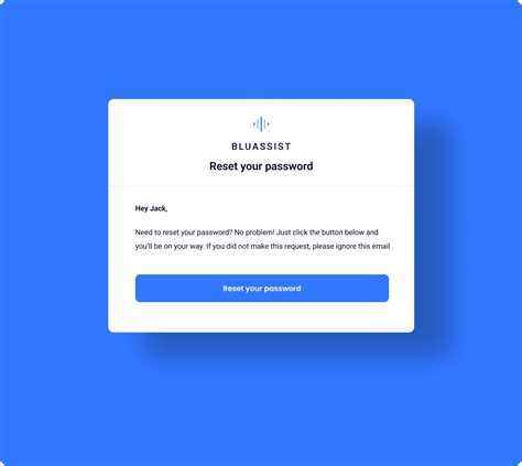 forgot password email template html code