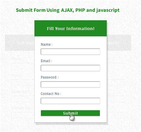 form submit code in javascript