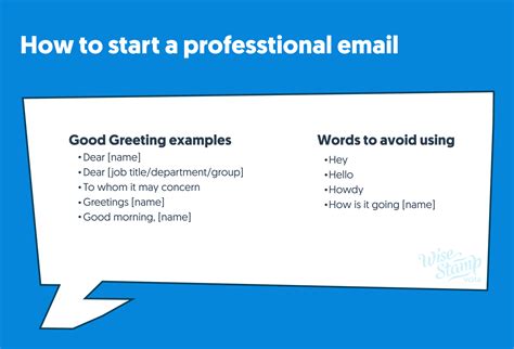 formal email greeting without name