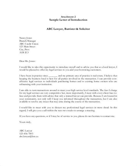 formal letter of introduction template
