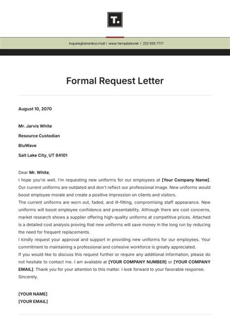 A person writing a formal letter