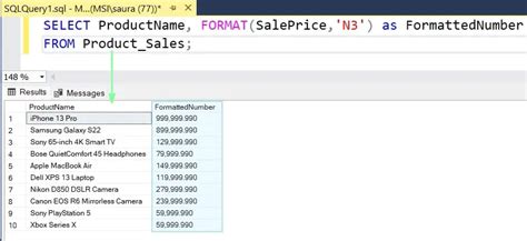 format amount in sql server