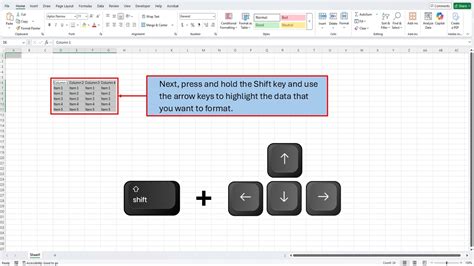 format cell dialog box in excel shortcut key