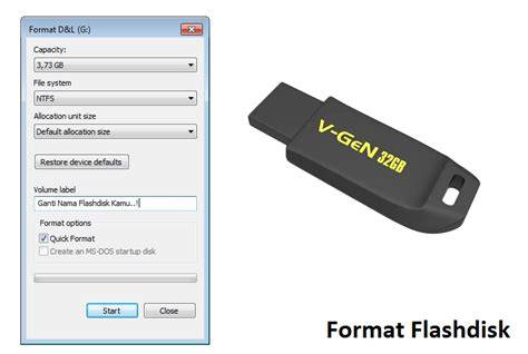 format flashdisk