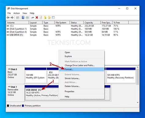 format flashdisk windows